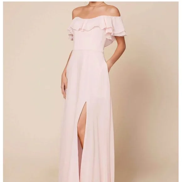 shell pink bridesmaid dresses Made in USA Baby Pink Infinity Dress Bridesmaid Multiway Convertible Dress main image 1